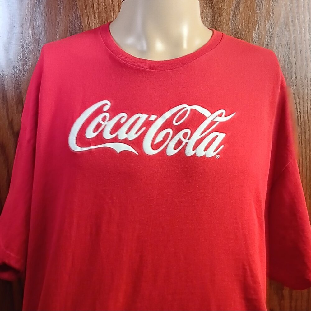 COCA-COLA CLASSIC LOGO -T-SHIRT - XXL - RED